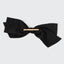 Recycled Black Fabric Bow Hair Clip 1pc