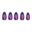 Tarot Press-On Nails | Purple Aura | Short Almond Length Glamnetic