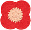 Poppy Crochet Coasters Set of 4