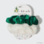 Elf Scrunchies 2pc - White & Green