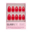 Fiery Red Press-On Nails | Solid Nails | Short Almond Length