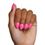 Hot Pink Press-On Nails | Solid Nails | Short Oval Length Glamnetic