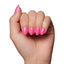 Hot Pink Press-On Nails | Solid Nails | Short Oval Length Glamnetic