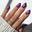 Tarot Press-On Nails | Purple Aura | Short Almond Length Glamnetic