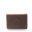 tobacco leather soap with exfoliating coffee grounds