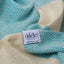 Turquoise hand towel 